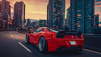 Ferrari 458 City , ferrari-458, ferrari, cars HD wallpaper