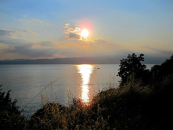 Sunset, sea, sky, nature, sunsets HD wallpaper