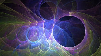 Geometrical patterns, circles, lines, fractal HD wallpaper