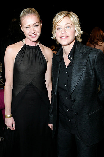 Ellen DeGeneres, Portia de Rossi, Relationship timeline HD phone wallpaper