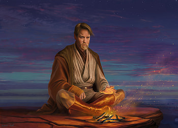 Star wars, jedi, warrior, art HD wallpaper