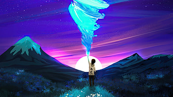 Catching The Sky , artist, artwork, digital-art, artstation HD wallpaper