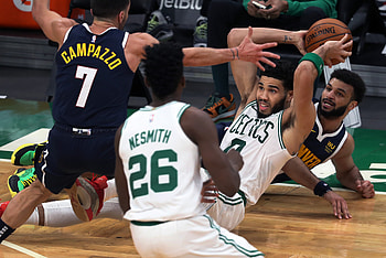 Celtics vs Nuggets, Jayson Tatum HD wallpaper
