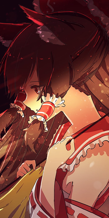 Reimu Hakurei, Anime, Touhou HD phone wallpaper