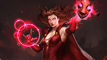Wanda Maximoff Artwork , wanda-maximoff, superheroes, artwork, artist, artstation HD wallpaper