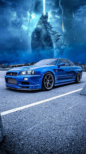 Battery Booster - 800A 12800mAh beweglicher Jump Starter (Up 6.0L Benzin / Diesel 5.0L) Anfang. Nissan gtr r34, Nissan gtr nismo, Nissan gtr, Blue Skyline HD phone wallpaper