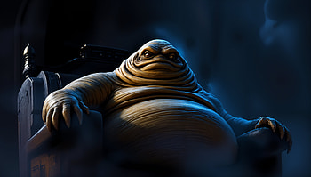 Jabba the Hutt Ultra – Stunning Galactic Overlord Portrait, Jabba the Hutt, alien, Sci Fi, monster HD wallpaper