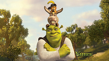 Shrek film, Animated comedy, Fairy tale parody, Memorable characters HD wallpaper