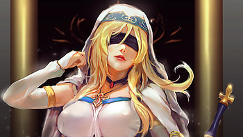 Sword Maiden, Goblin Slayer, anime girl, artwork HD wallpaper