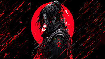 Itachi 2077, cyberpunk-2077, games, artwork, dark, digital-art, artist, artstation HD wallpaper