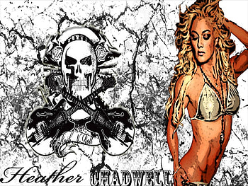 heather chadwell, model, people, rock of love, rock n roll HD wallpaper
