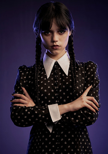 Wednesday Addams, Tim Burton's spinoff, Mysterious and macabre, A beloved character HD phone wallpaper