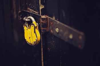 Lock, Miscellanea, Miscellaneous, Closed, It's Locked, Rust HD wallpaper