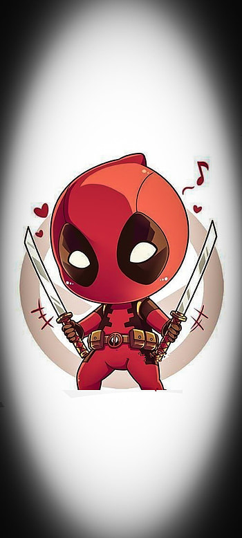 Deadpool Cartoon, amazing, marvel, ironman, Avenger, zendaya, drstrange, , Spiderman HD phone wallpaper