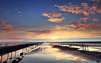 Nature, Sky, Sea, Clouds HD wallpaper