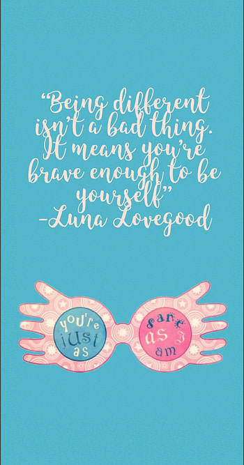 Luna Lovegood, HarryPotter, quote HD phone wallpaper