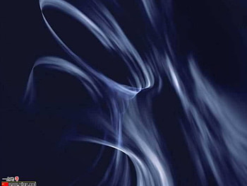 Blue Smoke, blue, smoke, art HD wallpaper