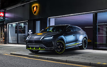 Lamborghini Urus Graphite Capsule, , tuning, 2021 cars, UK-spec, SUVs, 2021 Lamborghini Urus, italian cars, Lamborghini HD wallpaper