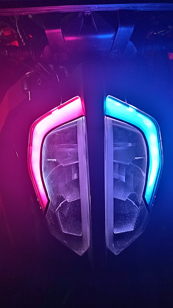 Duke 390, automotive lighting, headlamp HD phone wallpaper
