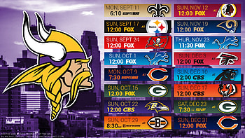 Minnesota Vikings 2017 schedule city football logo pc computer ... HD wallpaper