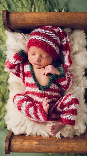 Cute Christmas, Cute Baby HD phone wallpaper