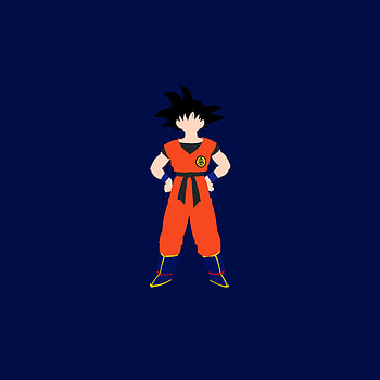 Minimal, goku, dragon ball, art HD phone wallpaper