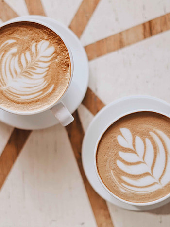 Food, Pattern, Cup, Cappuccino, Drink, Beverage HD phone wallpaper