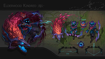 Elderwood Kindred (Skin Concept) by VegaColors (2) Fan Art Artwork HD wallpaper