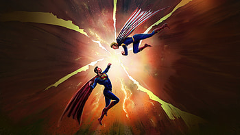 Homelander Vs Superman Face Off, superman, homelander, superheroes, artwork, art, digital-art, artstation HD wallpaper