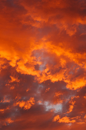 Nature, Clouds, Fiery, Porous HD phone wallpaper