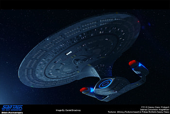 Star trek ships Â· A 3D render of the Enterprise 1701-D ~ by PixelMagic on Reddit HD wallpaper