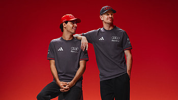 Audi F1 Red Duo — (Rookie & Veteran), F1, Red HD wallpaper