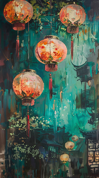Enchanting Lantern Festival, lantern HD phone wallpaper