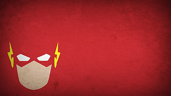 simple Background, Comics, DC Comics, Heroes, Flash, Blo0p, Minimalism HD wallpaper