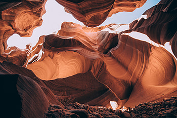 Nature, Canyon, Cave, Sandstone HD wallpaper