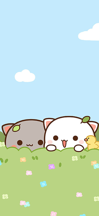 Pin de Maricruz en Peach and Goma en 2020. Fondo de escritorio kawaii, Dibujos de animales tiernos, Fondos de gato HD phone wallpaper