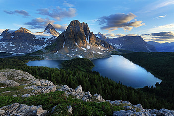 Mount Assiniboine - Canada, Canadian Mountains, North America, Canada, Mount Assiniboine HD wallpaper
