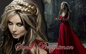 Sarah Brightman, music, opera, singer, soprano, phantom of the opera HD wallpaper