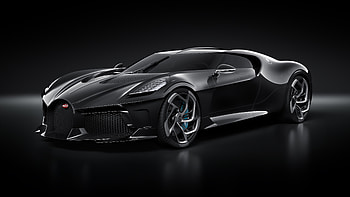 Bugatti La Voiture Noire 2019 Geneva Motor Show HD wallpaper