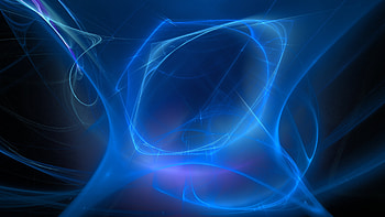 Blue lines, pattern, digital, fractal art HD wallpaper