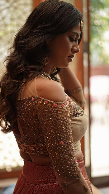 Anjana rangan, tamil actress, saree beauty HD phone wallpaper