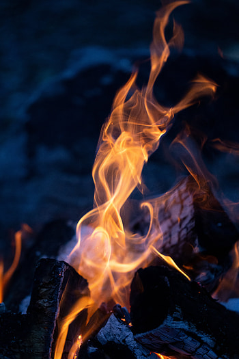 Fire, Bonfire, Coals, Miscellanea, Miscellaneous, Firewood, To Burn, Burn HD phone wallpaper