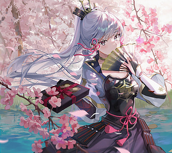 Kamisato Ayaka, Anime, GenshinImpact HD wallpaper