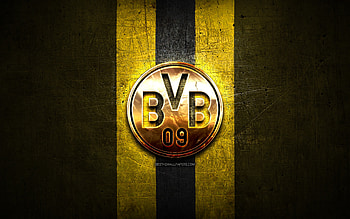 Borussia Dortmund, soccer, logo, football, bvb HD wallpaper