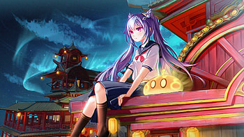 Keqing Slime Genshin Impact HD wallpaper