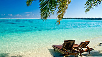 Beach Relaxing HD wallpaper