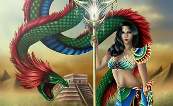 Fantasy dragon princess, dragon, fantasy, green, woman HD wallpaper