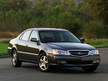 Auto, Nature, Trees, Grass, Acura, Cars, Asphalt, Front View, Style, Akura, Shrubs, Tl, 2002 HD wallpaper