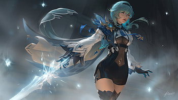 Eula Genshin Impact , eula-genshin-impact, genshin-impact, games, 2021-games, artstation HD wallpaper