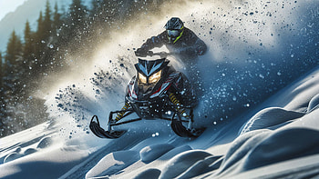Snowmobile, Sports, winter, snow, adventure HD wallpaper
